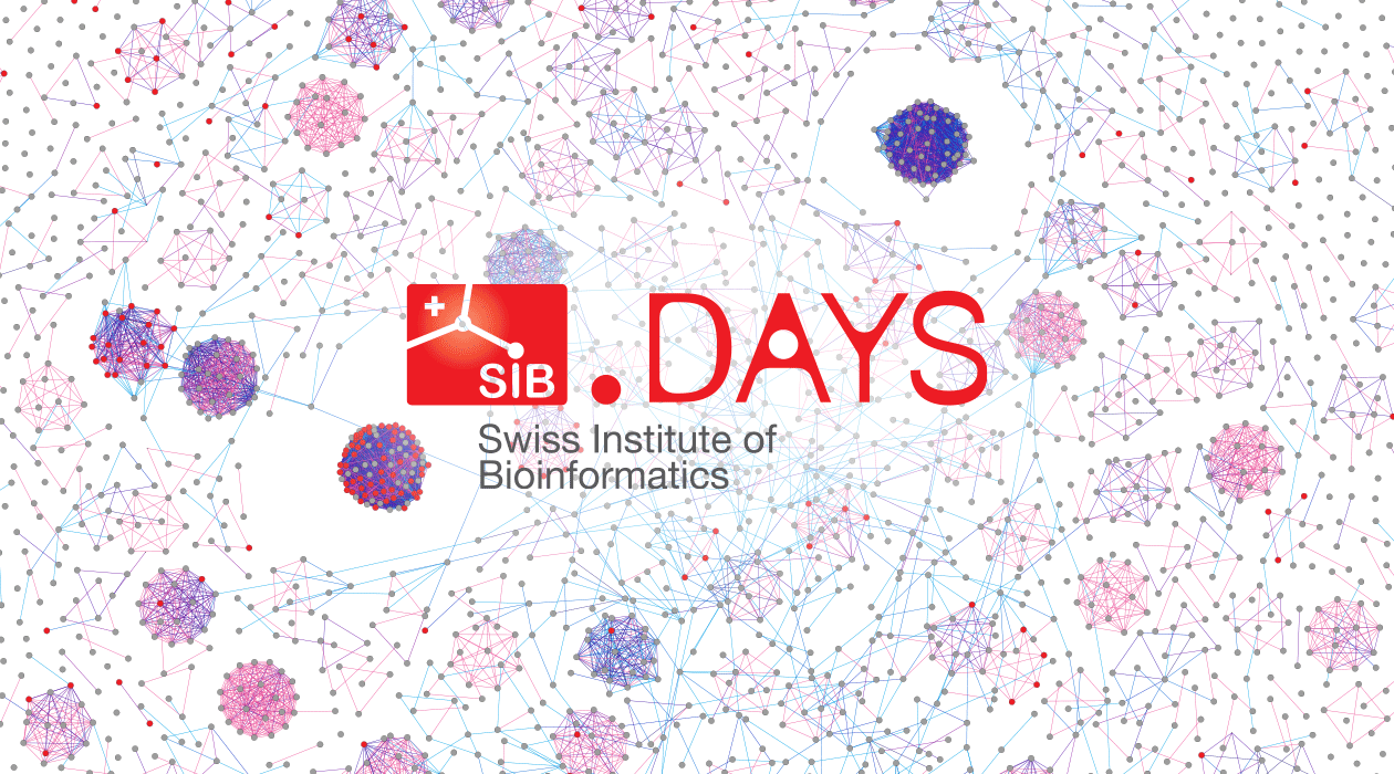 Logo SIB Days sur le fond de molécules de l'édition 2020