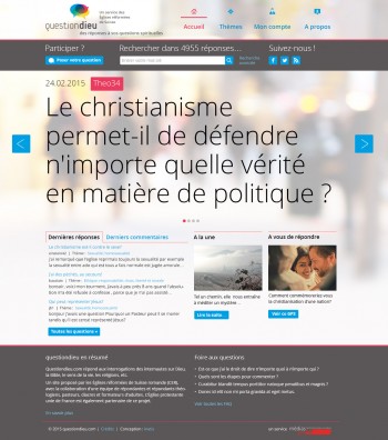 questiondieu.com, nouveau site internet interactif