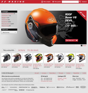 ZZ-Racing et Fun-car, 2 sites de e-commerce