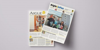 Nouvelle mise en page pour le journal communal « Aigle infos »